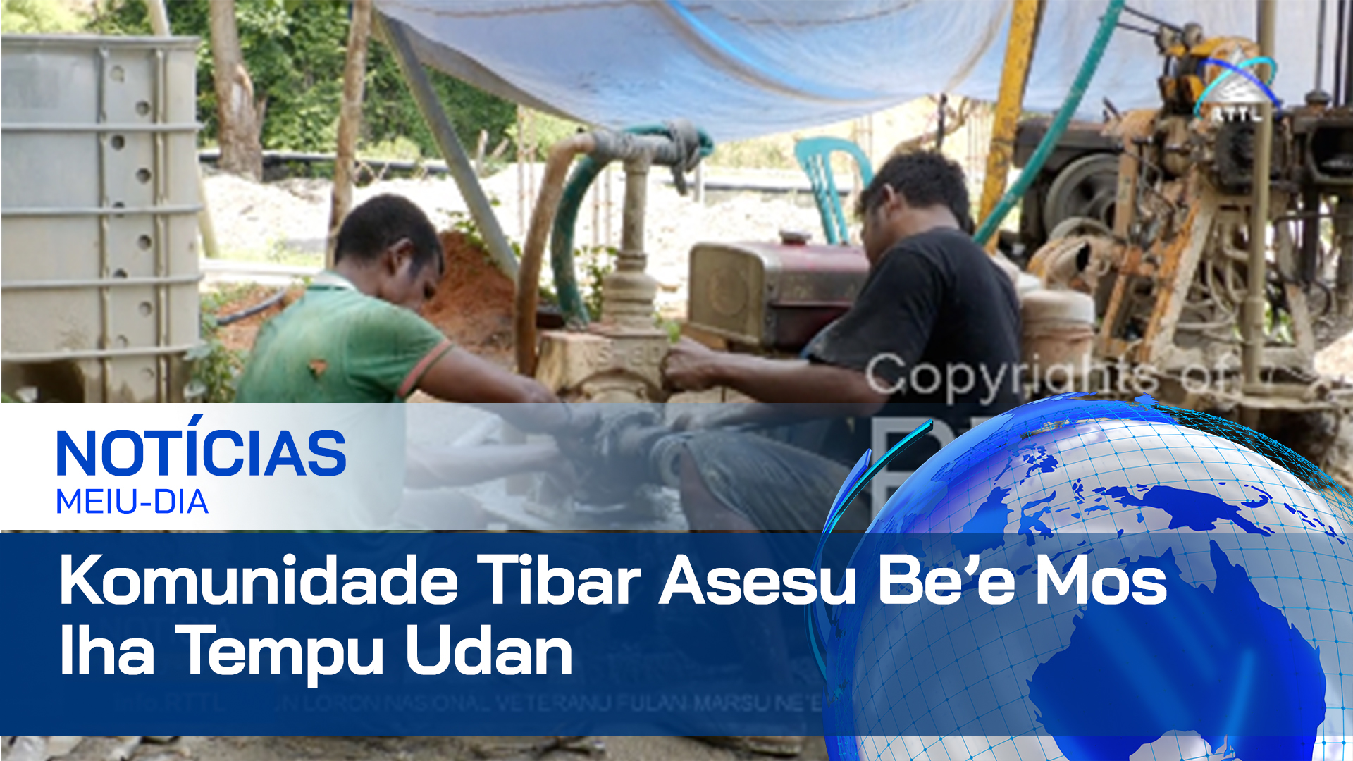 Komunidade Tibar Asesu Be’e Mos Iha Tempu Udan | RTTL